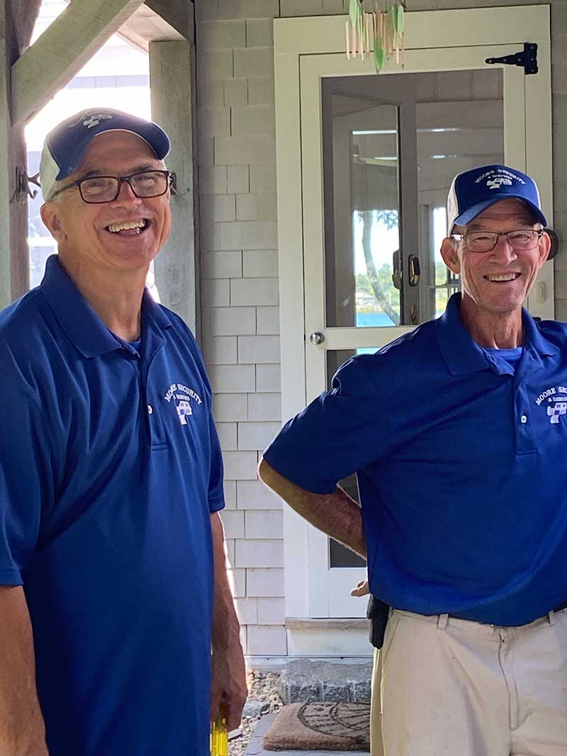 moore-security-team Photo of Moore Security Team Outside Cape Cod house